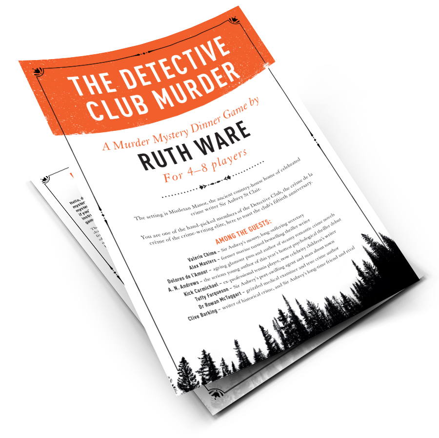 Murder Mystery Party Game - Ruth Ware